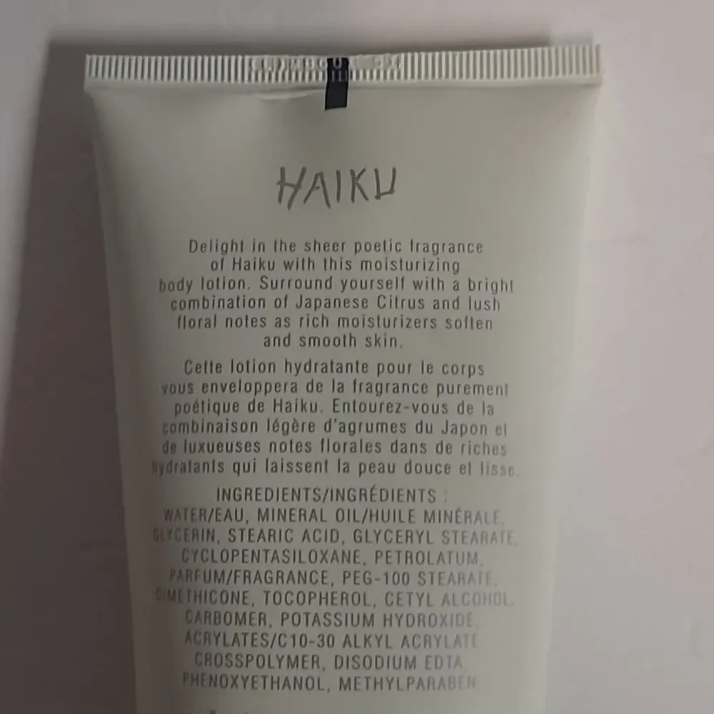Haiku Body Lotion By Avon 200 ml - 6.7 fl oz Japanese Citrus Floral NEXT TO NEW